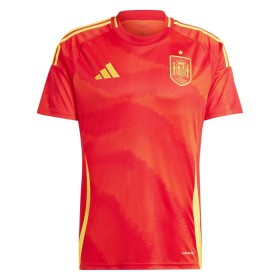 Koszulka Hiszpania Domowe Euro 2024 Koszulki Piłkarskie Krótki Rękaw